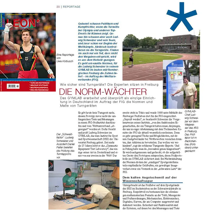 Titelblatt LEON* und Artikel